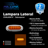 Lampara Lateral Ovalada 4¨