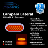 Lampara Ovalada 6" Perlada Sobreponer