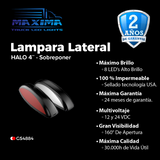 Lampara Lateral Ovalada 4¨HALO