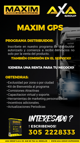 Servicio x 1 Año de MAXIM GPS