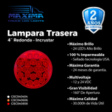 Lampara Redonda 4" Perlada