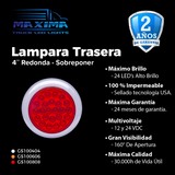 Lampara Redonda 4" Perlada Sobreponer