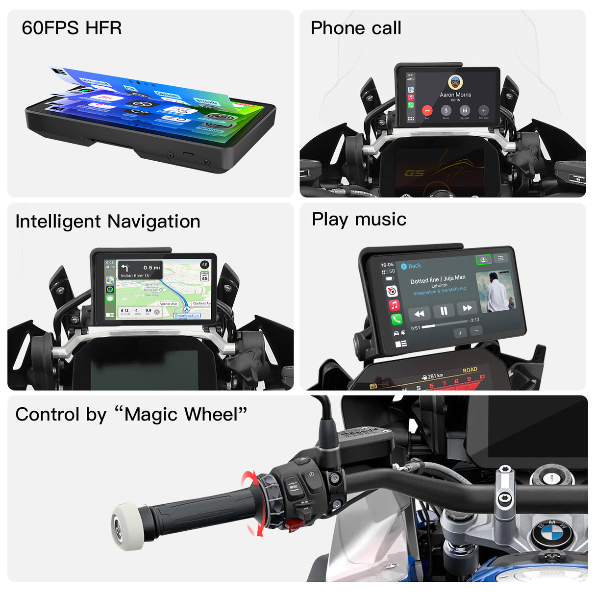 MOTO DISPLAY para BMW 6¨ | Wonder Wheel | MAXIM Accesories