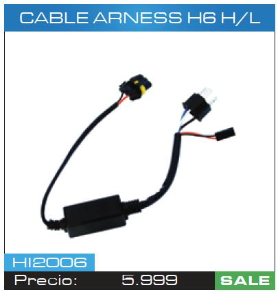 CABLE ARNESS HID H4 H/L PULSAR