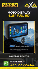 Moto Display de 6.25" HD con Control